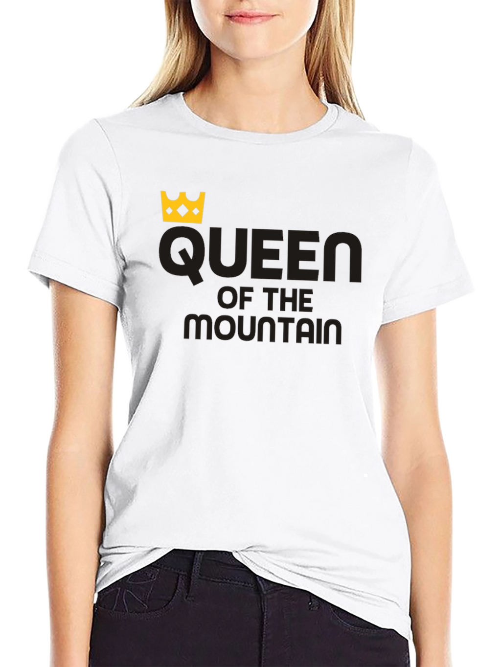 Queen of the Mountain Black T-Shirt