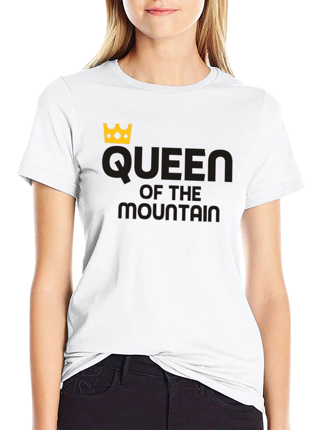 Queen of the Mountain Black T-Shirt