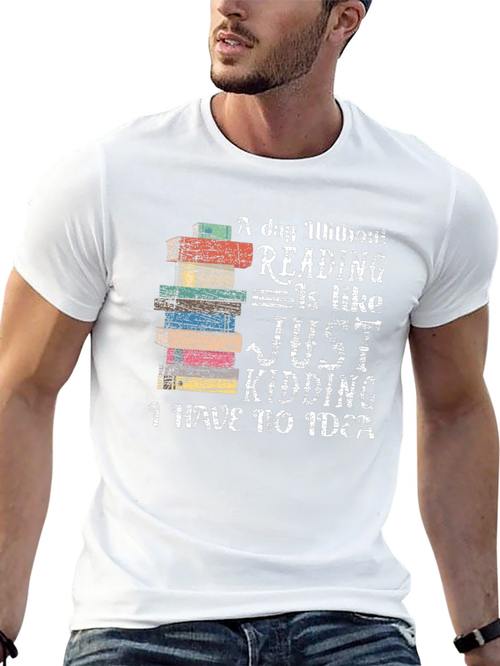 Book Lover T-Shirt: A Day Without Reading