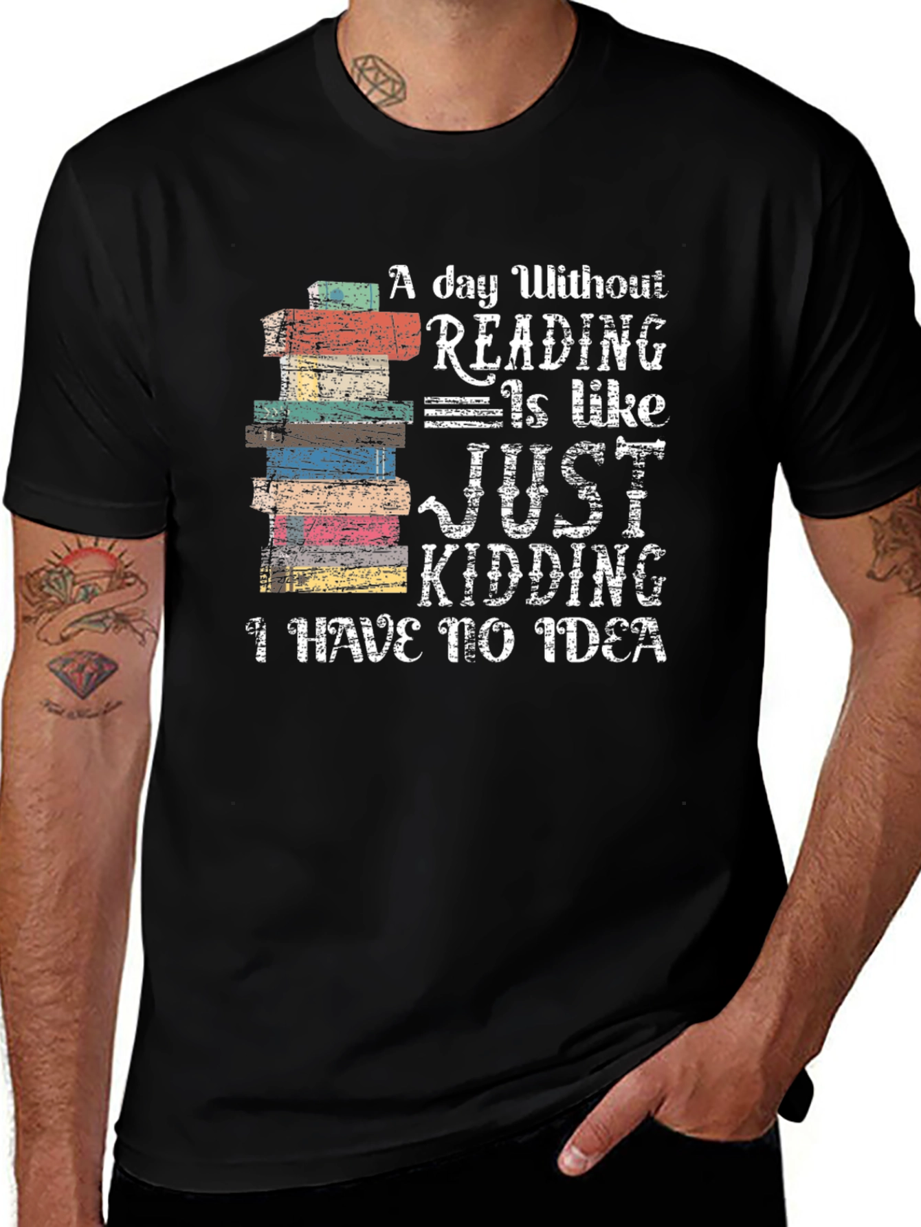 Book Lover T-Shirt: A Day Without Reading