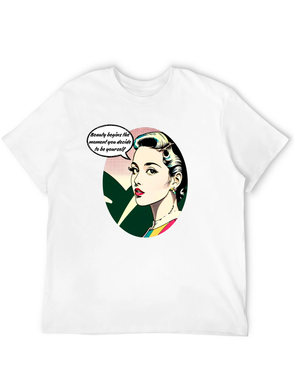 Retro Beauty T-Shirt - Empowering Womens Graphic Tee