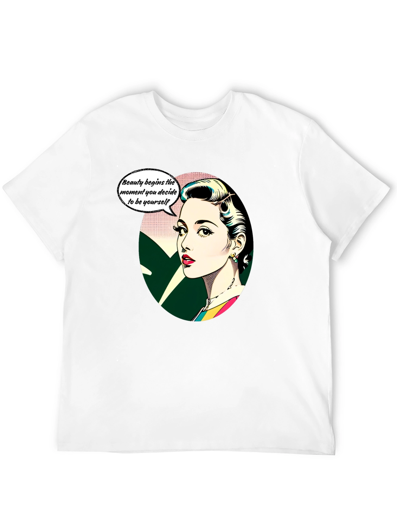 Retro Beauty T-Shirt - Empowering Womens Graphic Tee