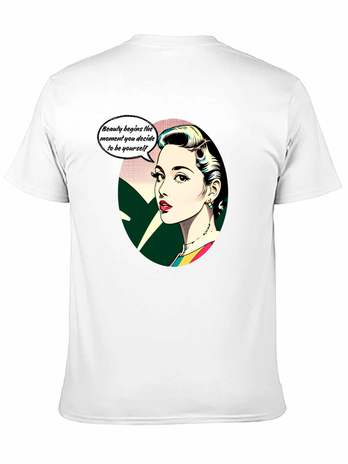 Retro Beauty T-Shirt - Empowering Womens Graphic Tee