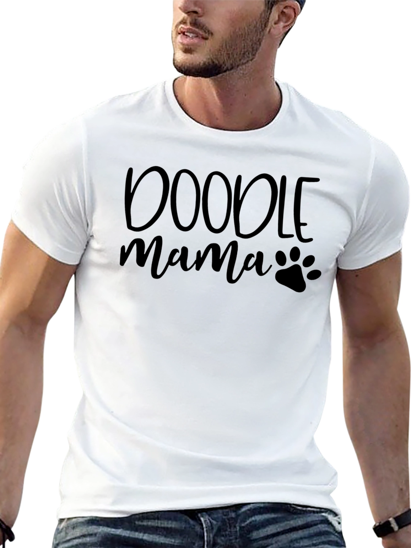 Doodle Mama Black Graphic Tee