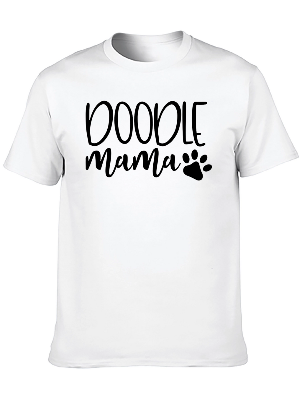 Doodle Mama Black Graphic Tee