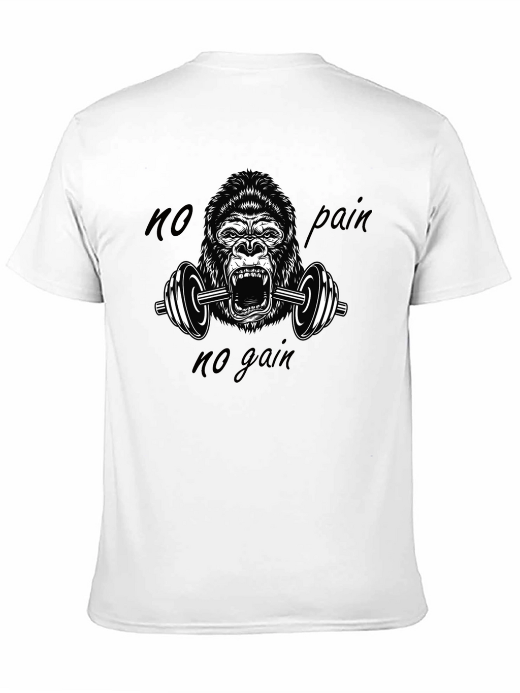 No Pain No Gain Gorilla Gym T-Shirt
