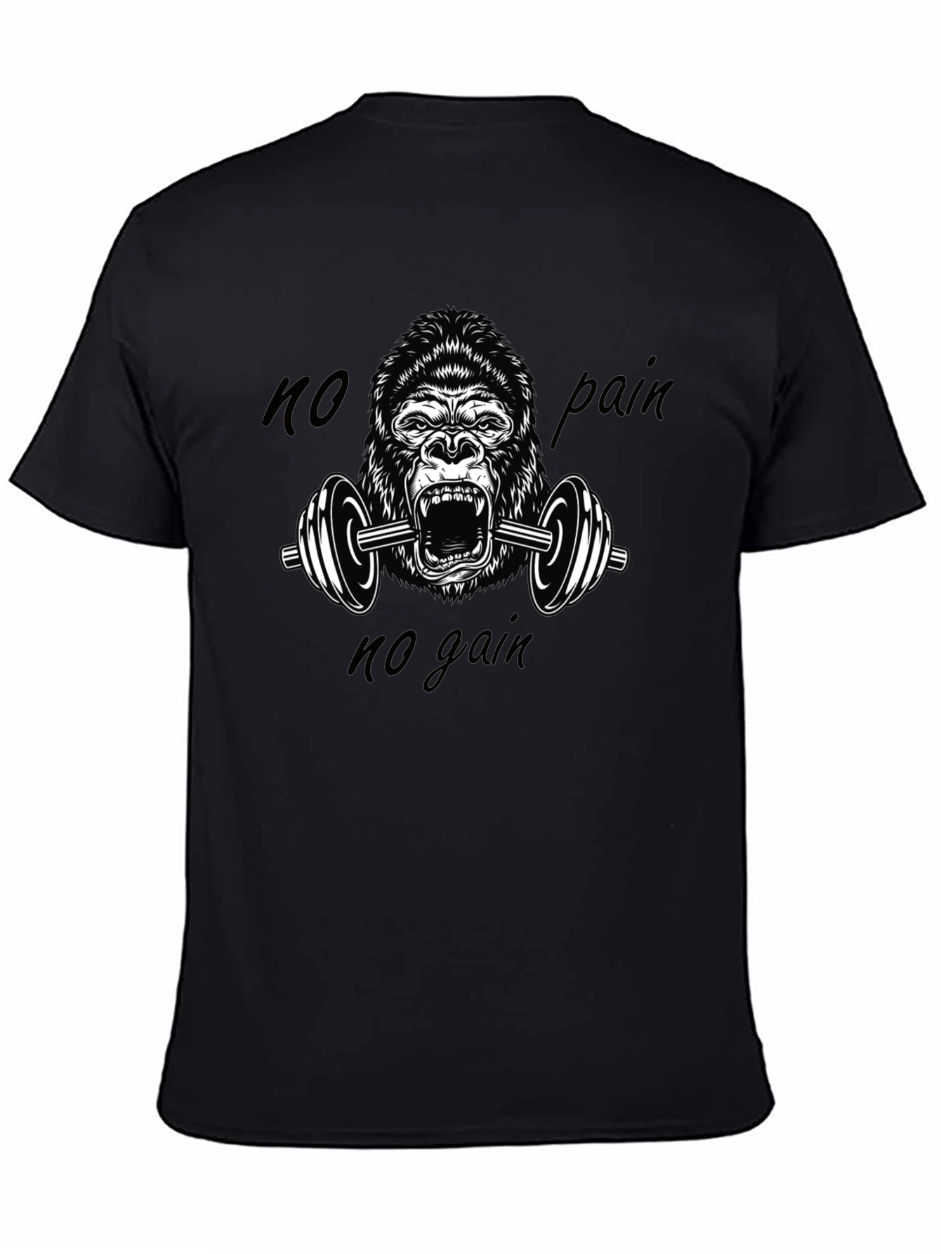 No Pain No Gain Gorilla Gym T-Shirt