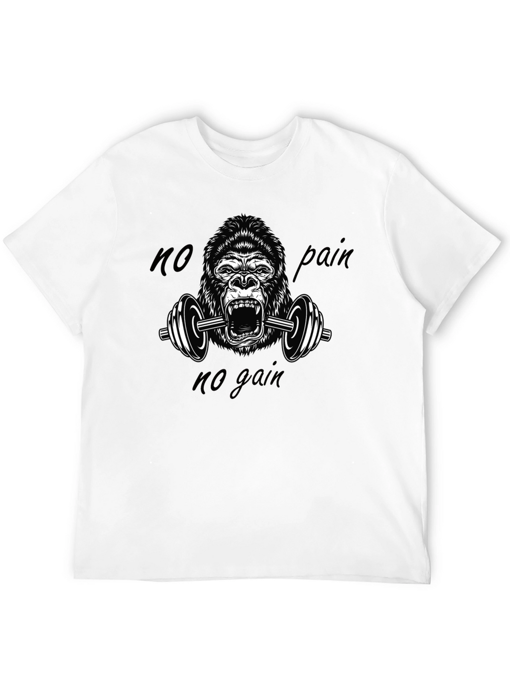 No Pain No Gain Gorilla Gym T-Shirt