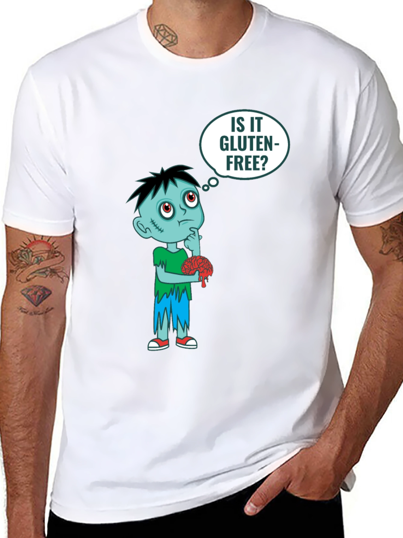 Zombie Brain Gluten-Free T-Shirt