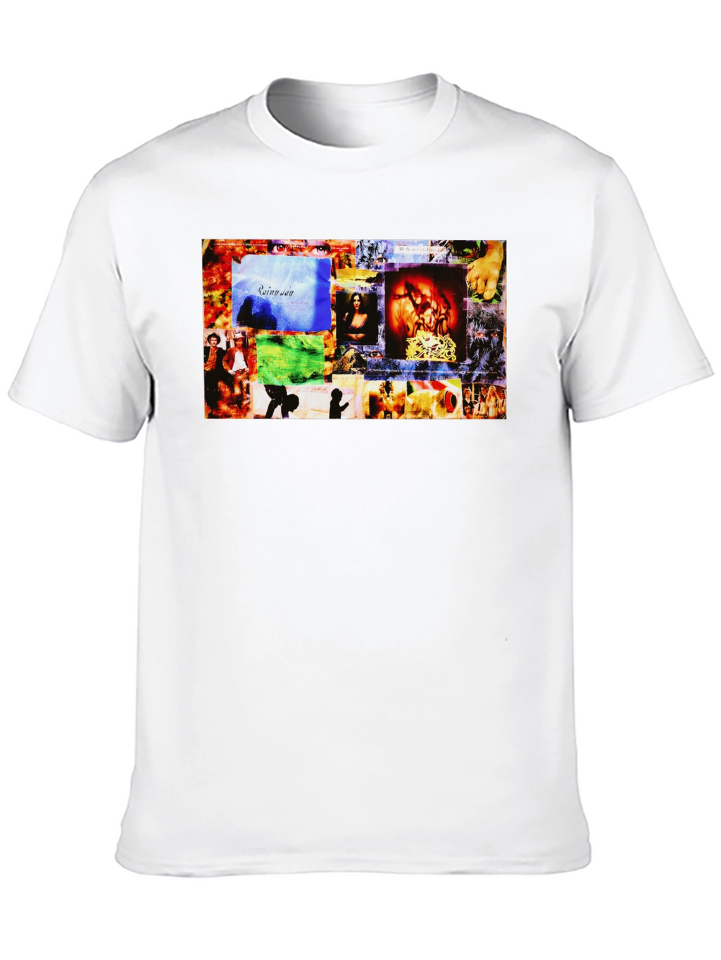 Grunge Album Cover T-Shirt - Black