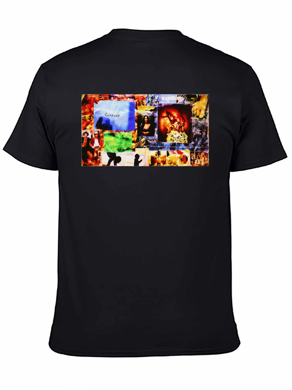 Grunge Album Cover T-Shirt - Black