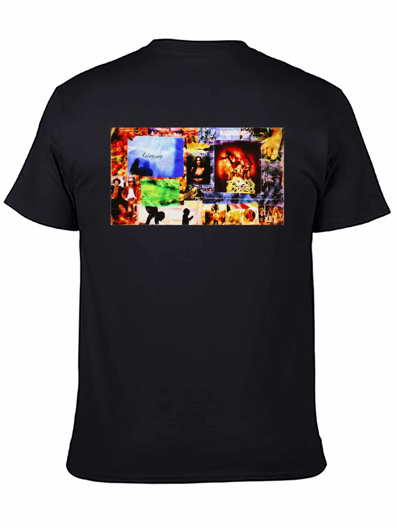Grunge Album Cover T-Shirt - Black