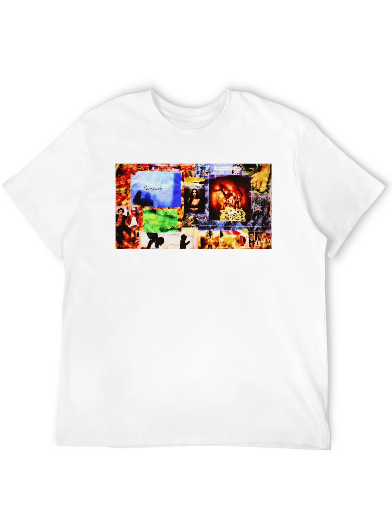 Grunge Album Cover T-Shirt - Black