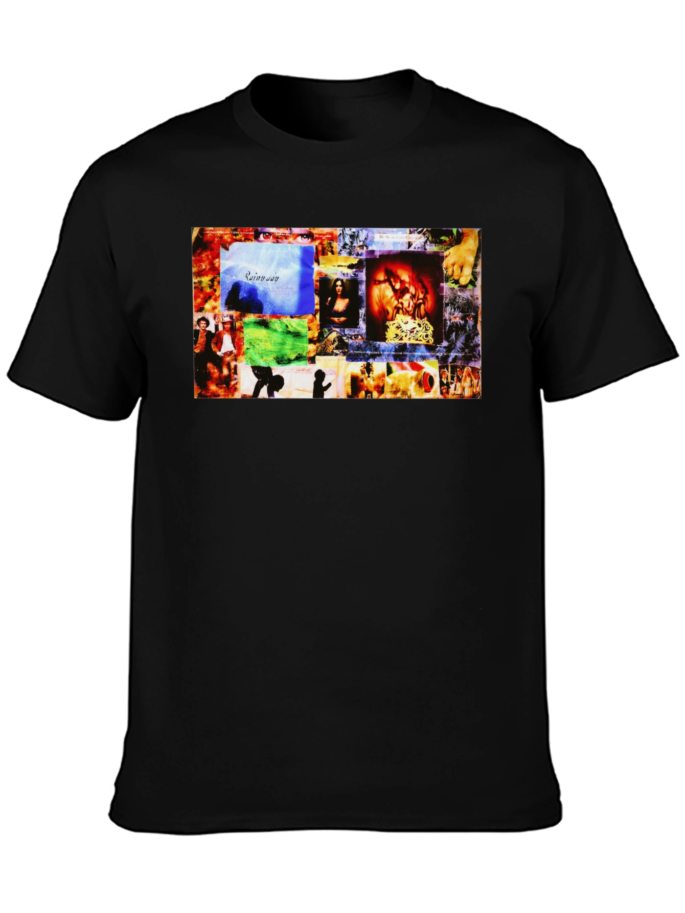 Grunge Album Cover T-Shirt - Black