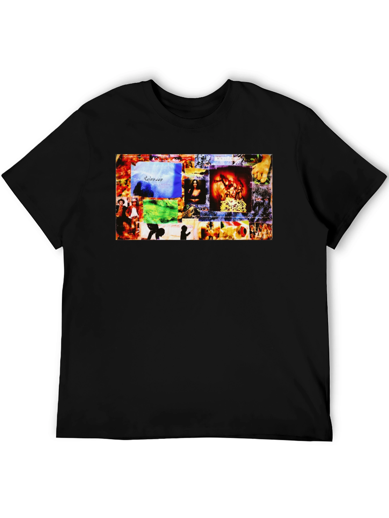 Grunge Album Cover T-Shirt - Black