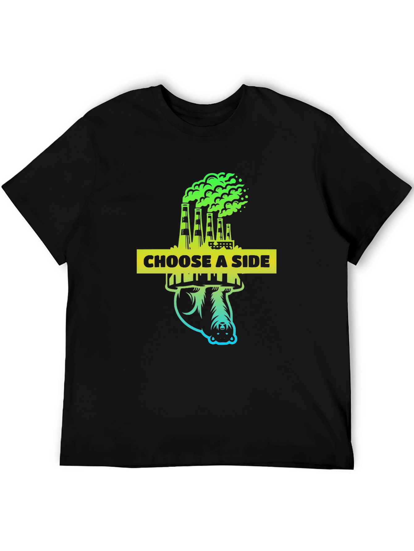 Choose a Side Graphic Tee - Environmental Awareness Shirt