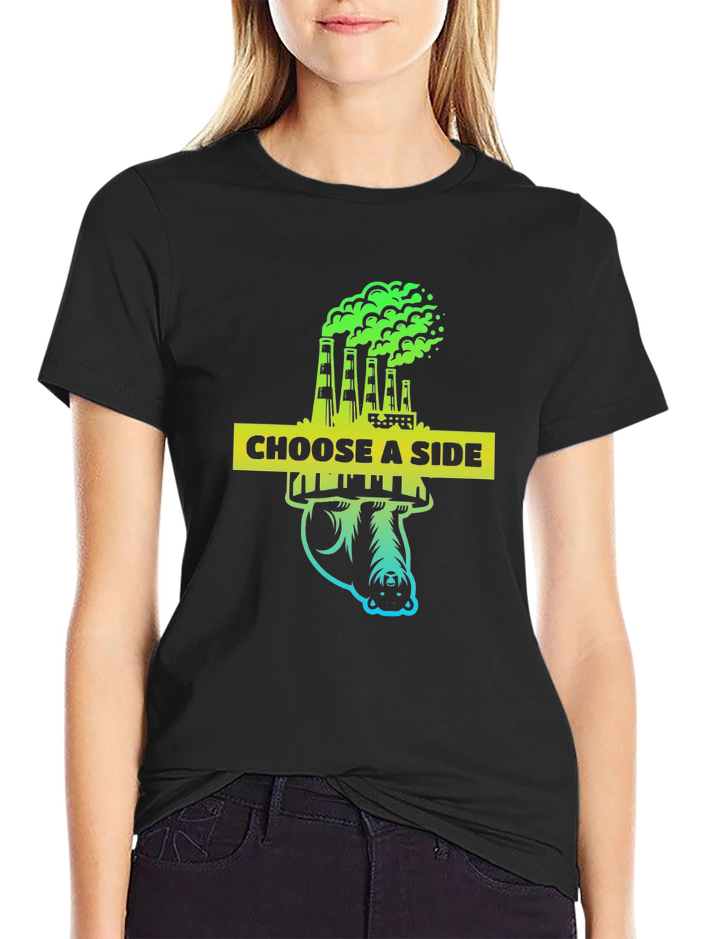 Choose a Side Graphic Tee - Environmental Awareness Shirt