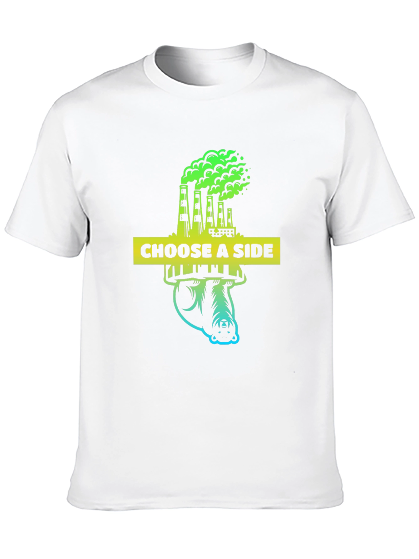 Choose a Side Graphic Tee - Environmental Awareness Shirt