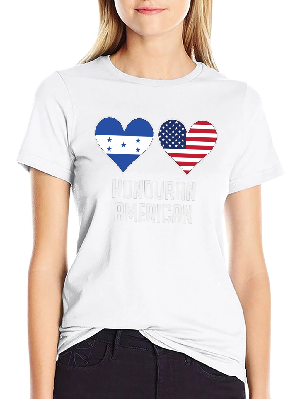 Honduran American Pride Graphic T-Shirt