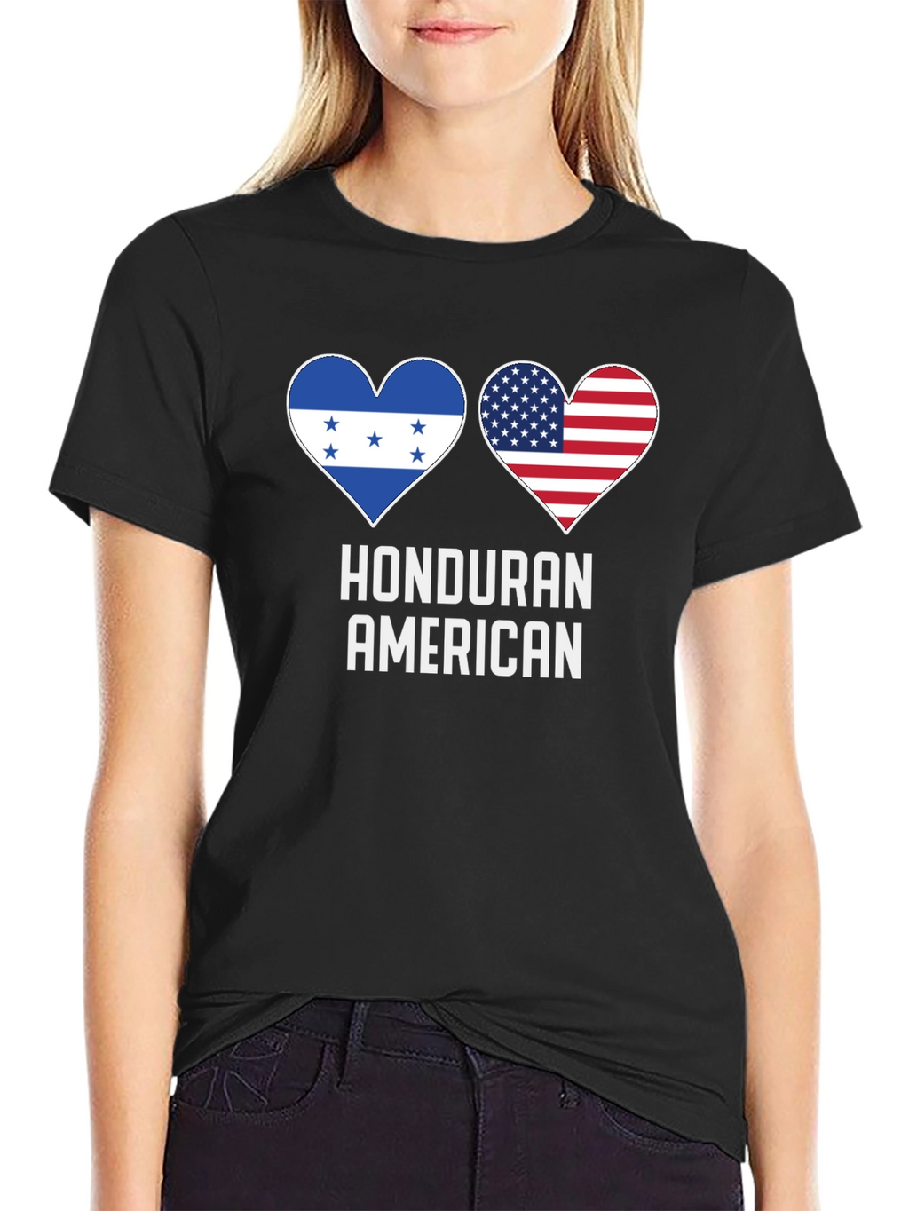Honduran American Pride Graphic T-Shirt
