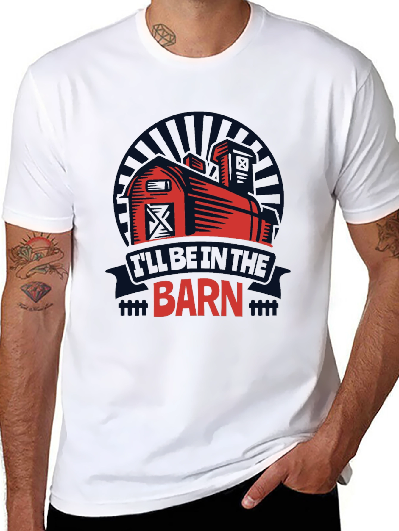 Made in the Barn T-Shirt Farmhouse Graphic Tee