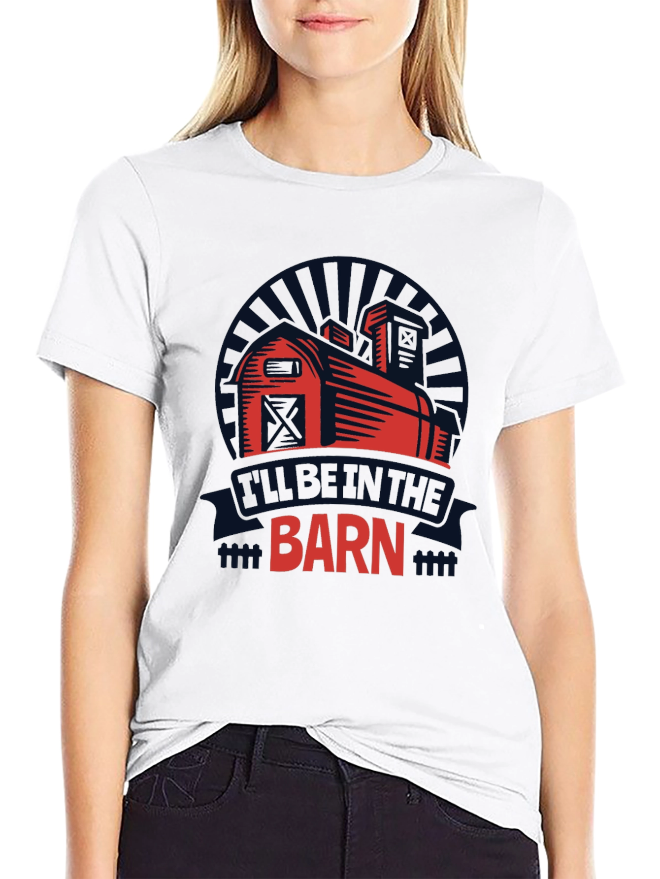 Made in the Barn T-Shirt Farmhouse Graphic Tee