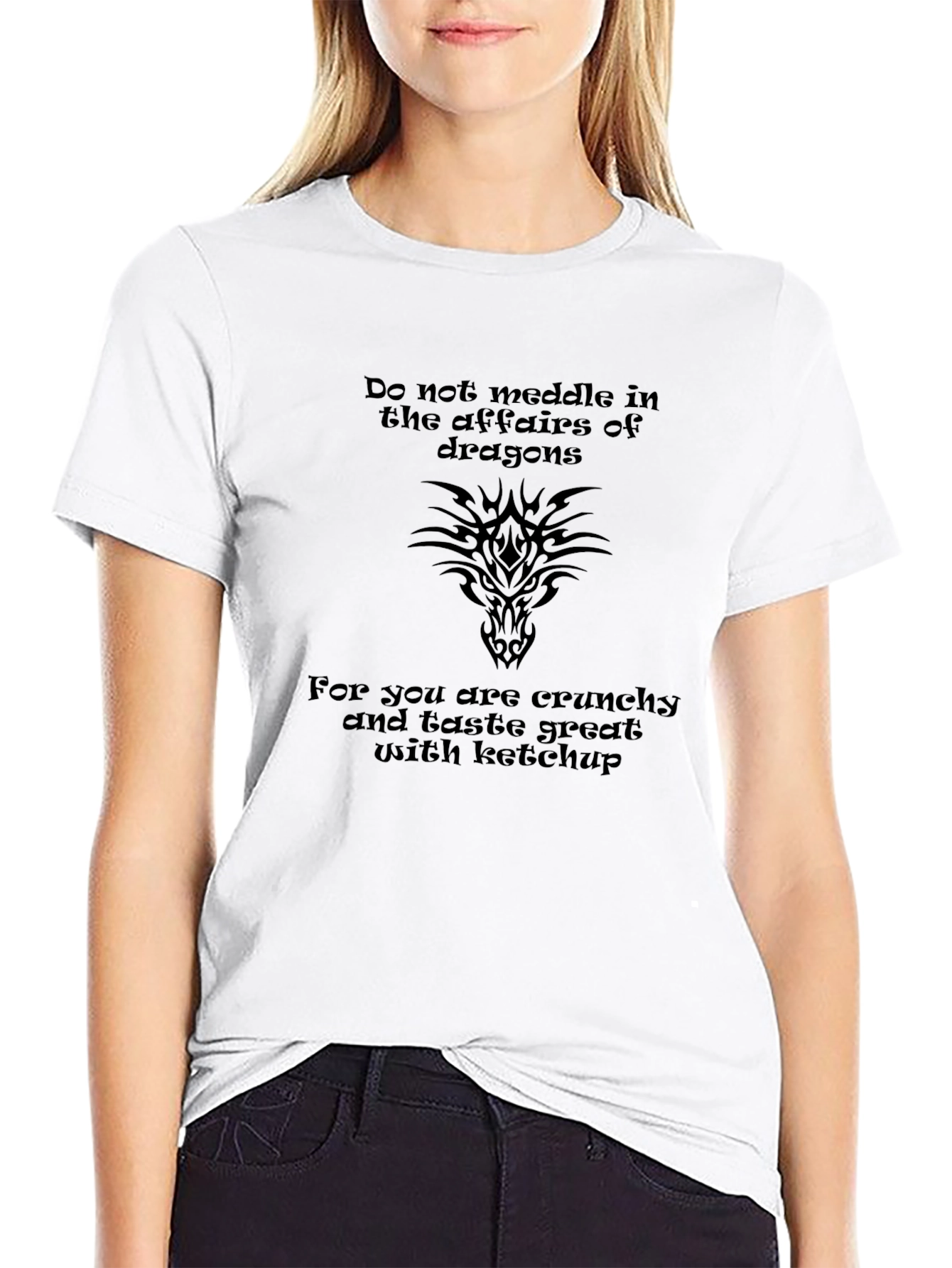 Dragon Affairs T-Shirt: Crunchy & Ketchup Ready!