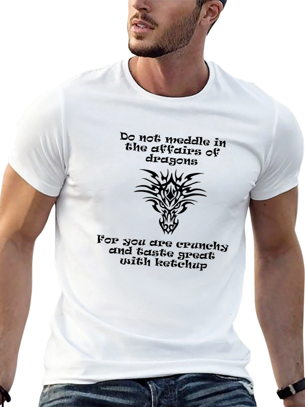 Dragon Affairs T-Shirt: Crunchy & Ketchup Ready!