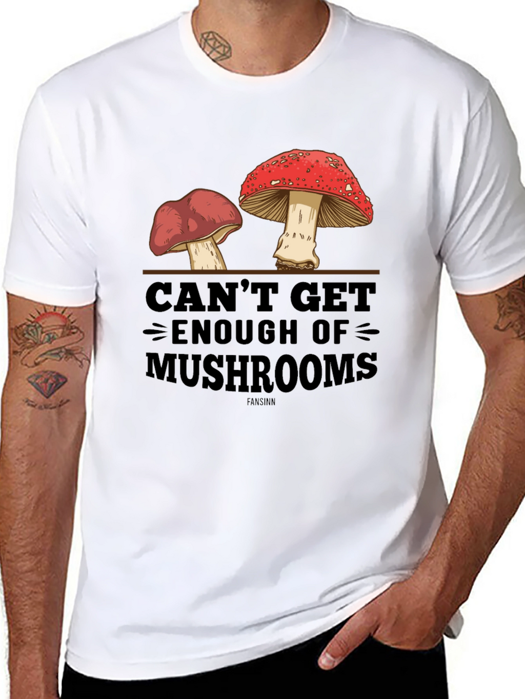 Mushroom Graphic T-Shirt - Unique Design
