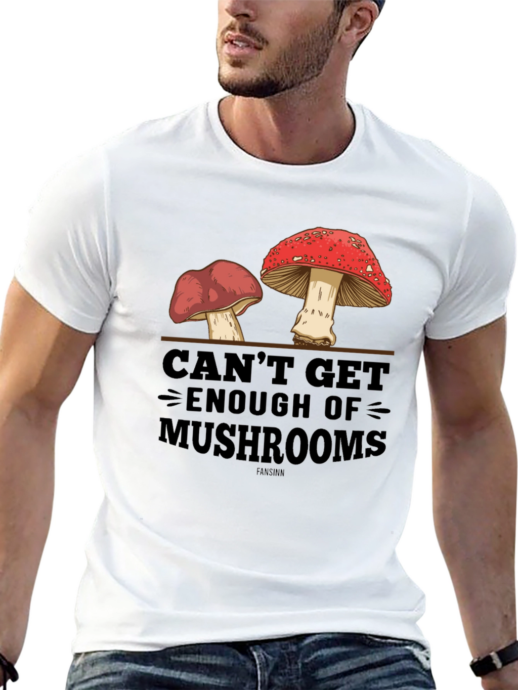 Mushroom Graphic T-Shirt - Unique Design