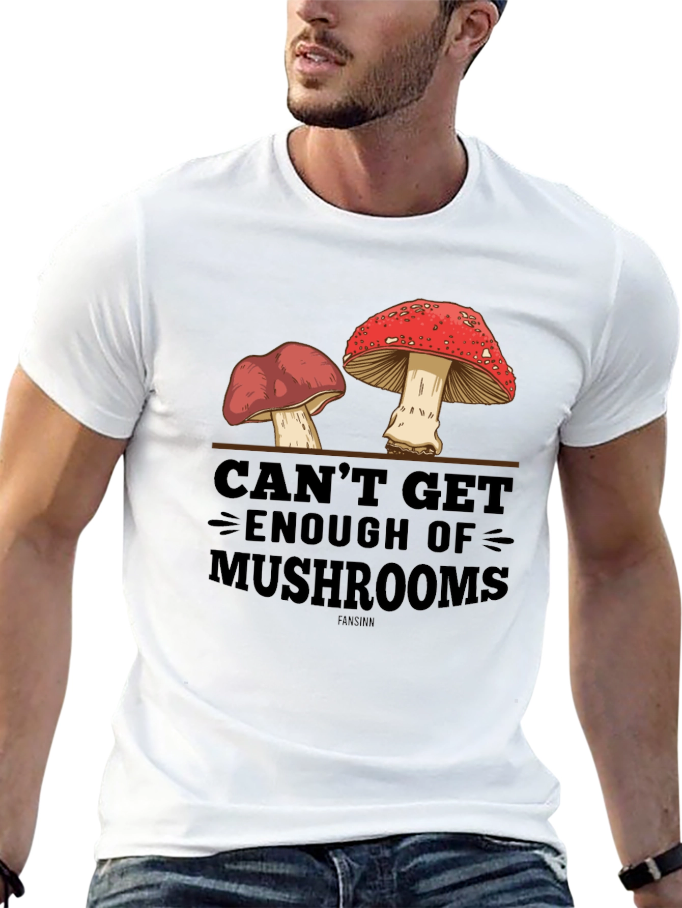 Mushroom Graphic T-Shirt - Unique Design