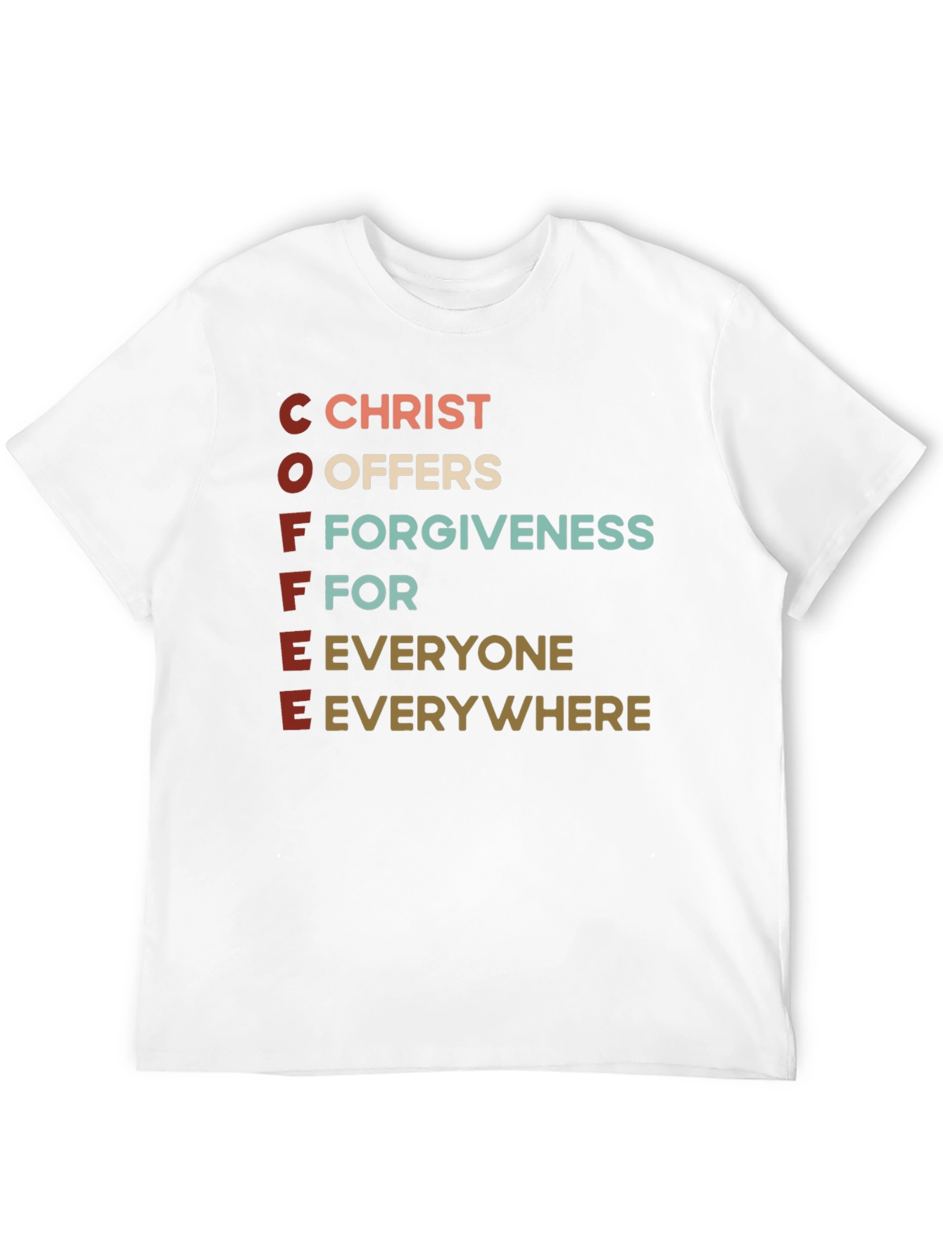 Coffee Christ Offers Forgiveness T-Shirt