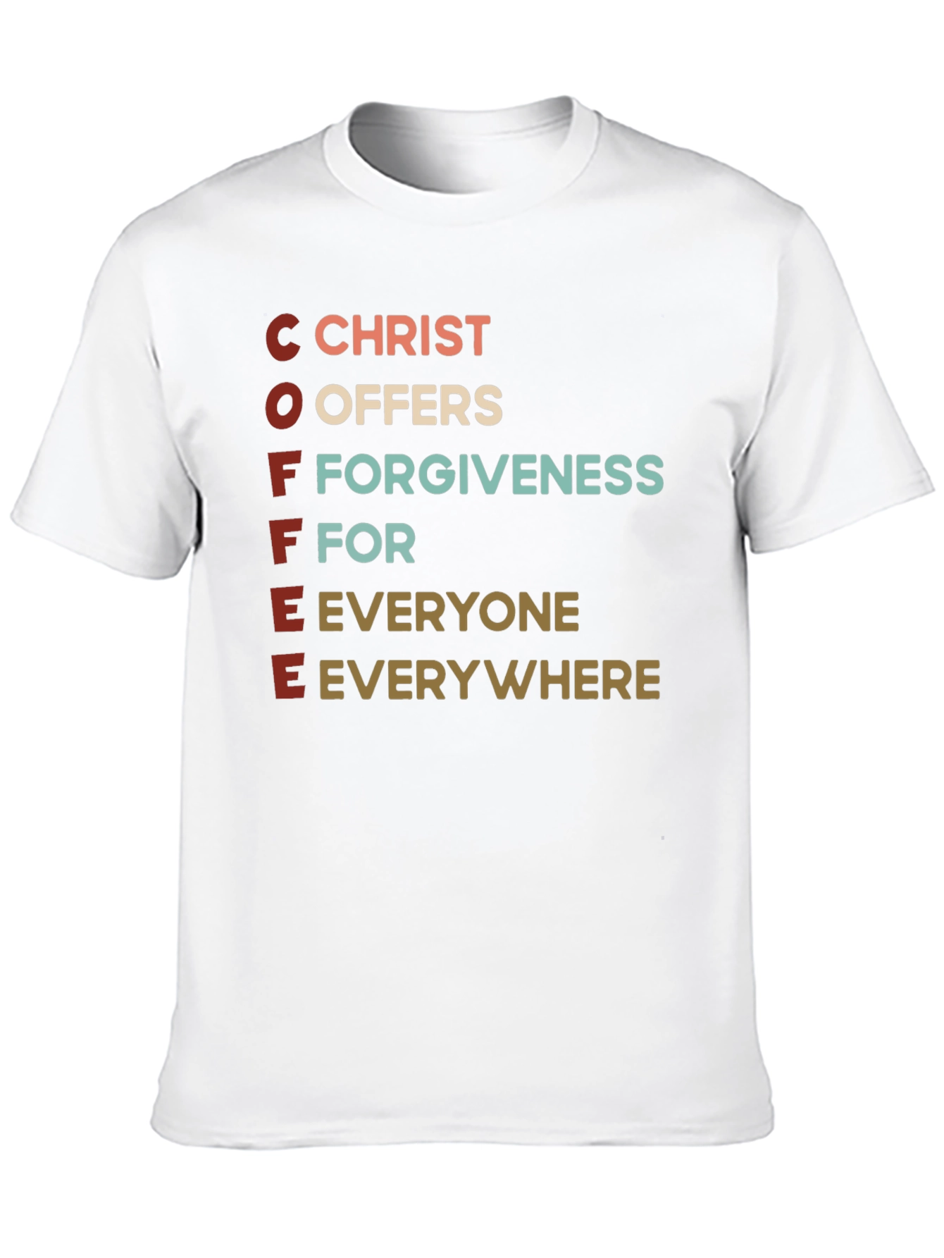 Coffee Christ Offers Forgiveness T-Shirt