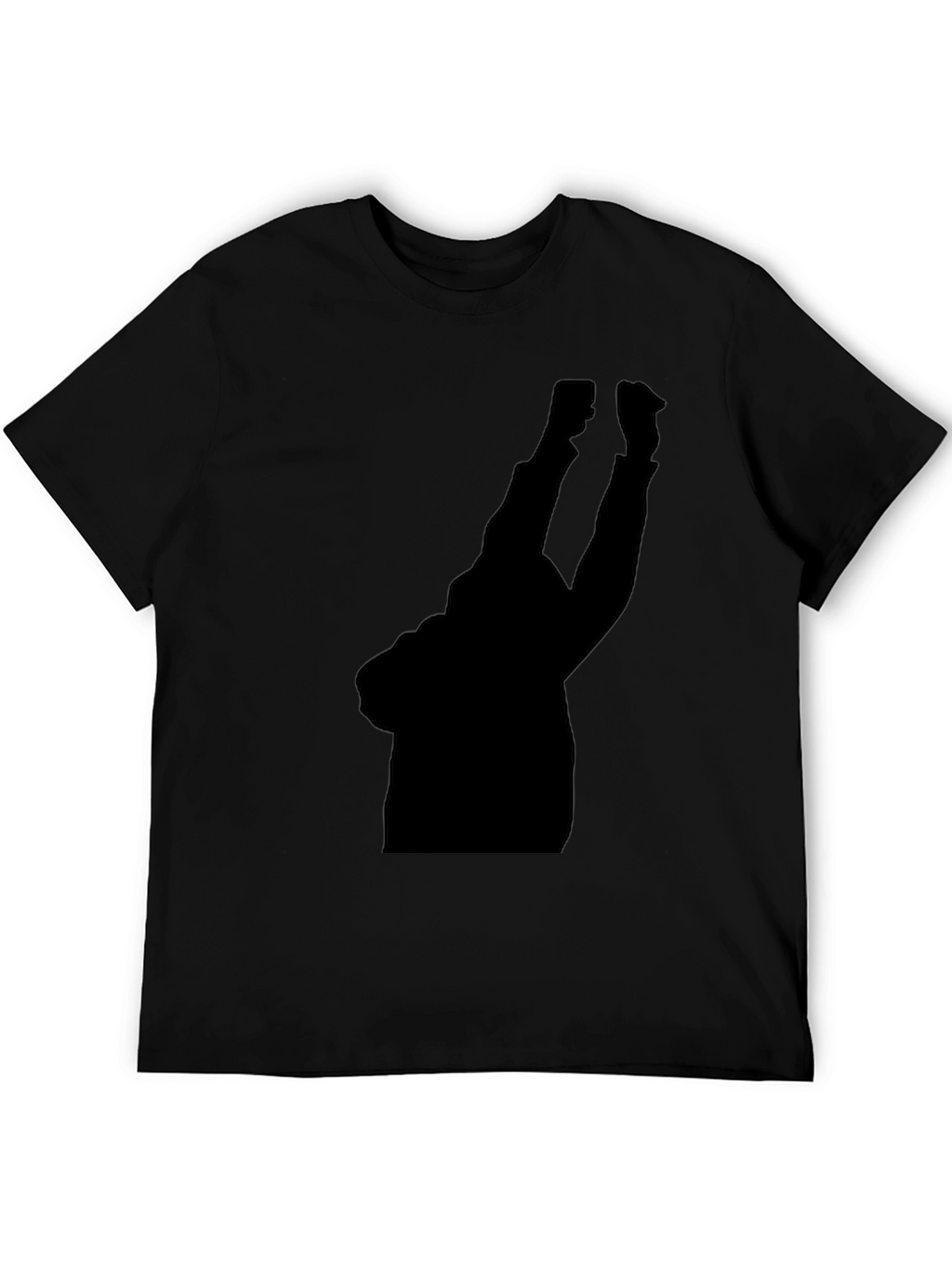 Silhouette Graphic Tee - Black Comfort Fit Shirt