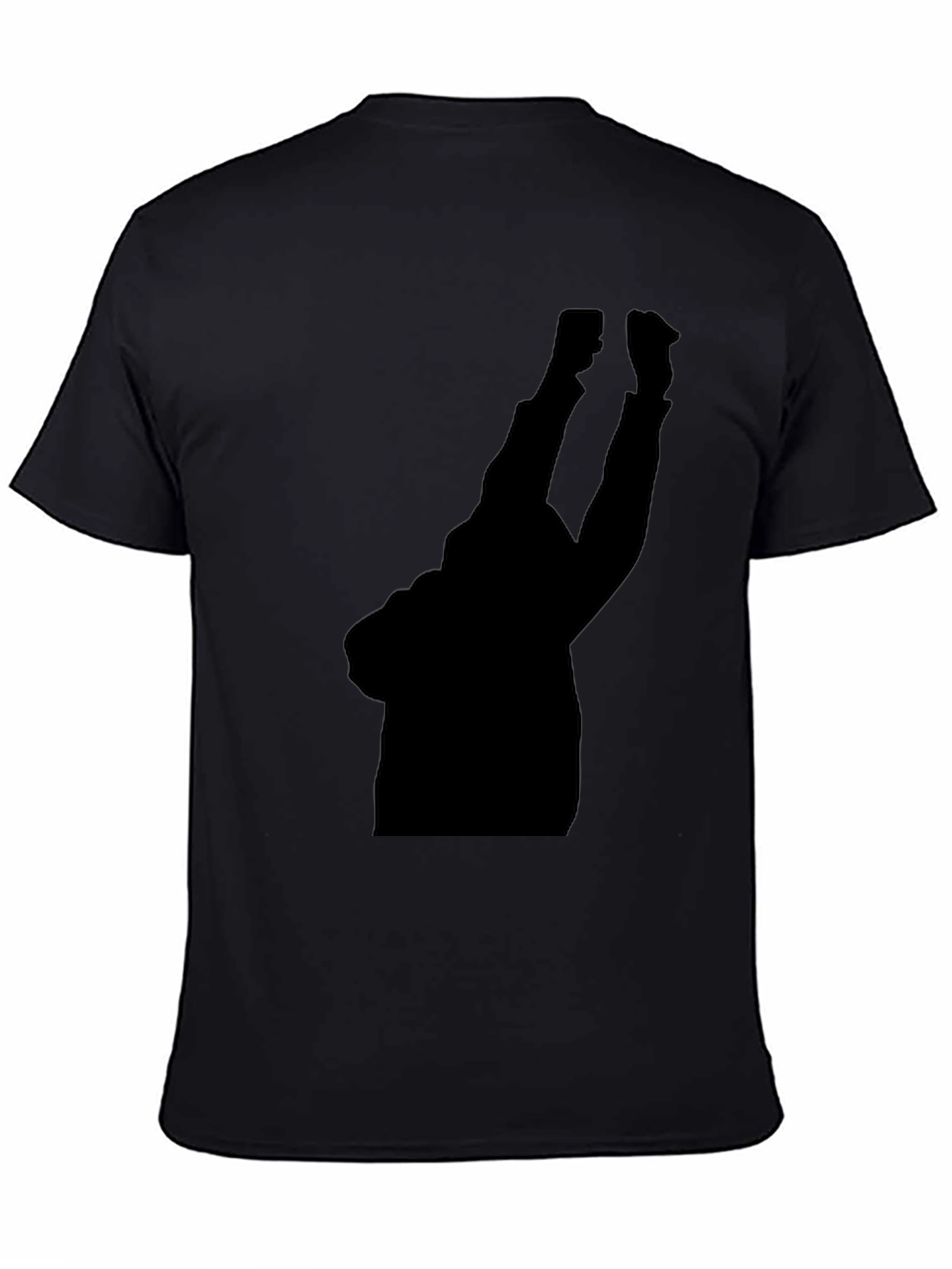 Silhouette Graphic Tee - Black Comfort Fit Shirt