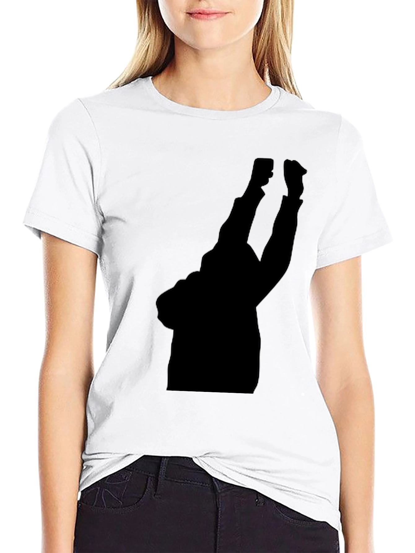 Silhouette Graphic Tee - Black Comfort Fit Shirt