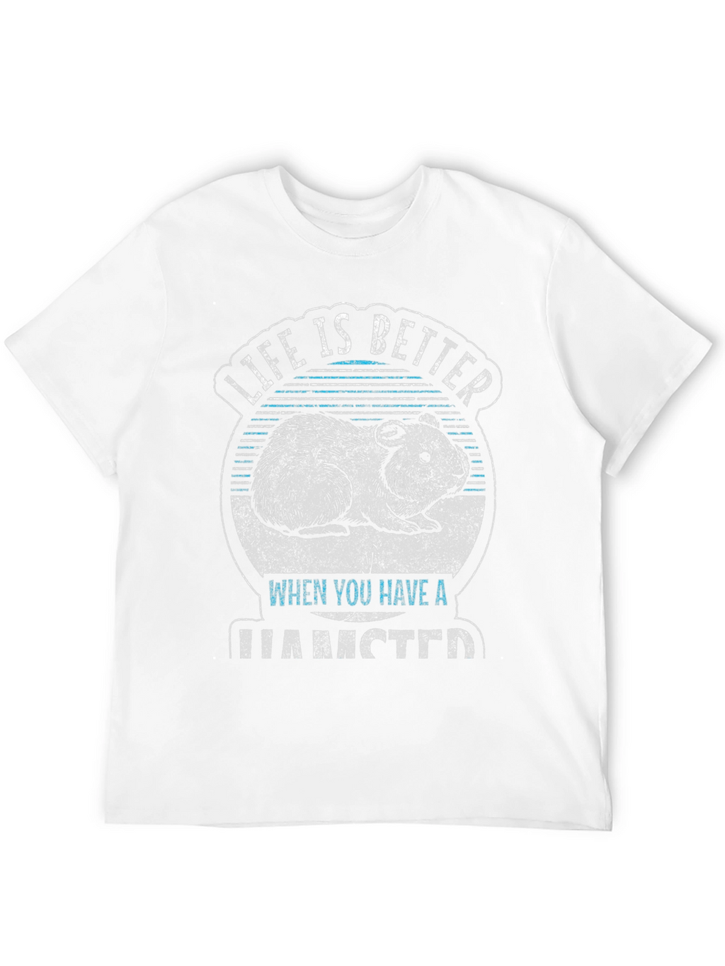Life is Better with a Hamster Black T-Shirt