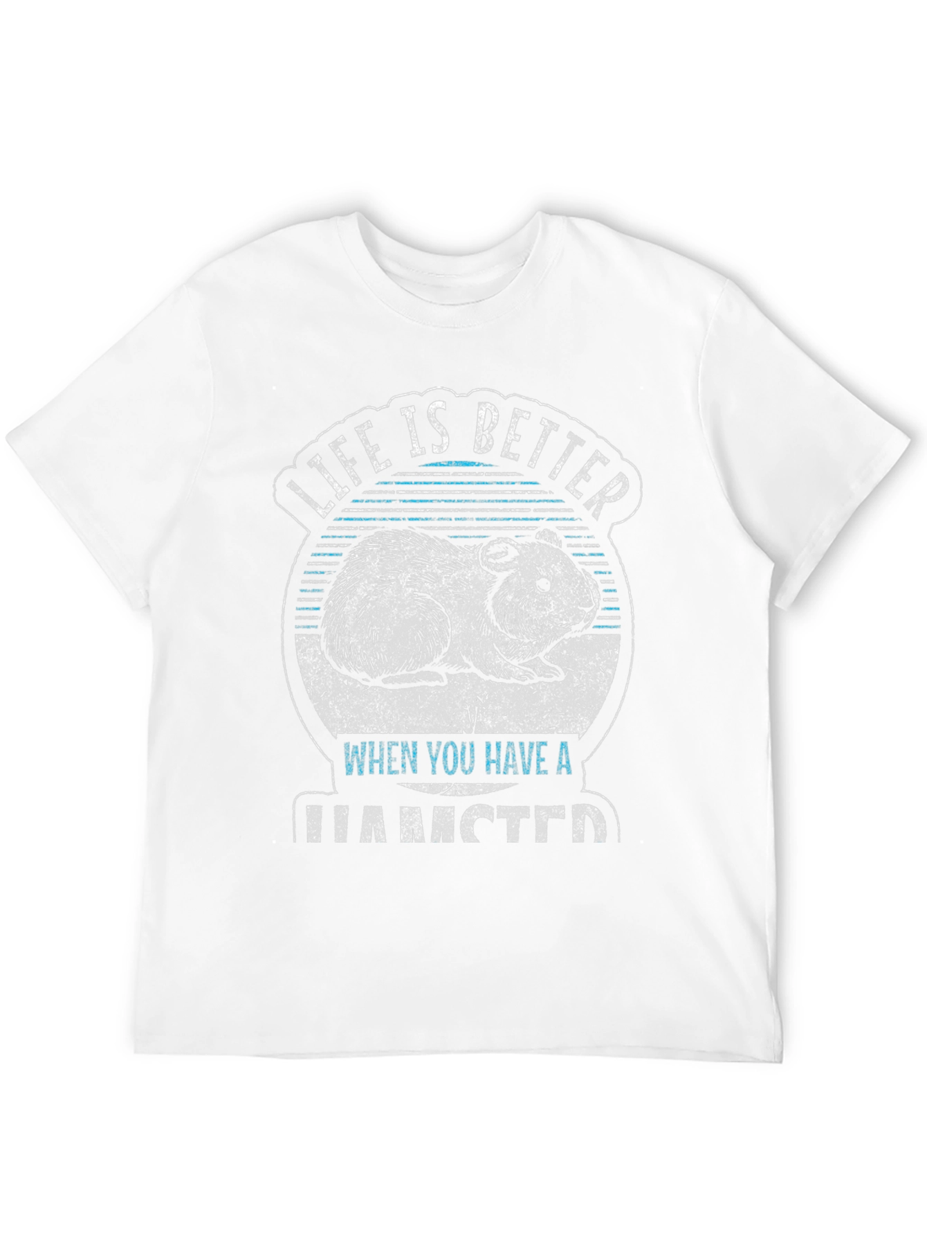 Life is Better with a Hamster Black T-Shirt