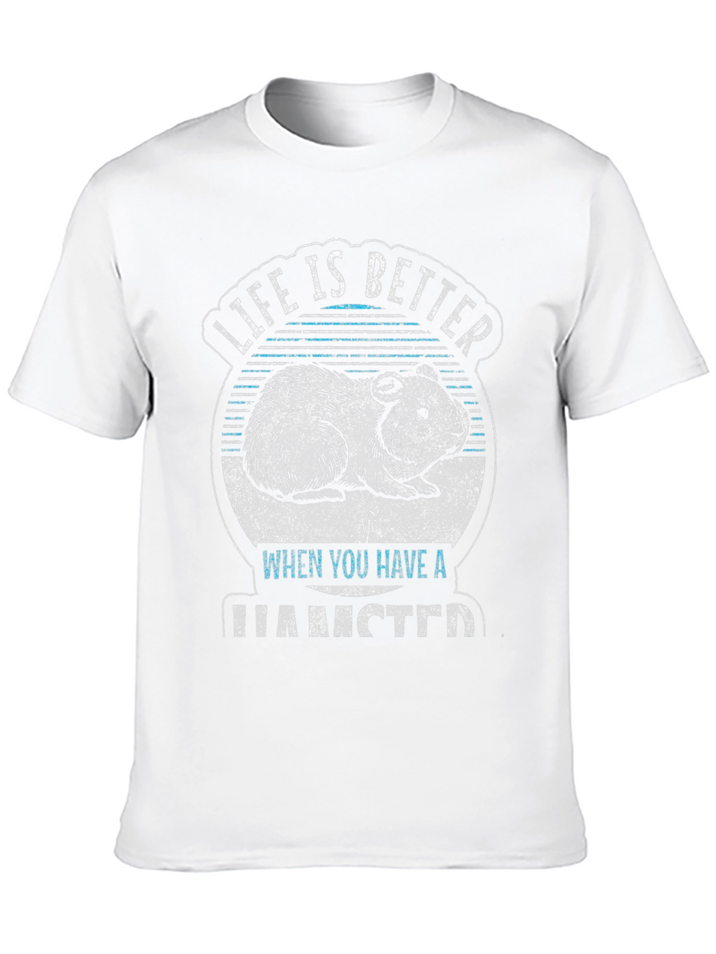 Life is Better with a Hamster Black T-Shirt