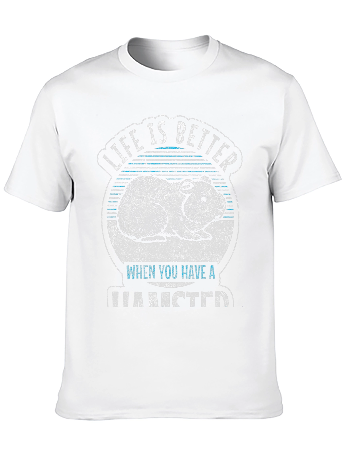 Life is Better with a Hamster Black T-Shirt