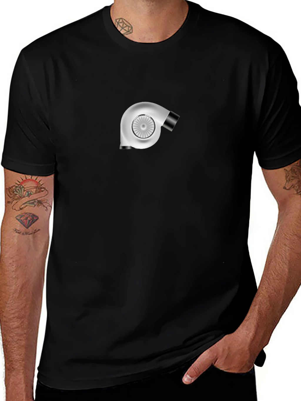 Turbo Graphic Tee - Sleek Automotive Design