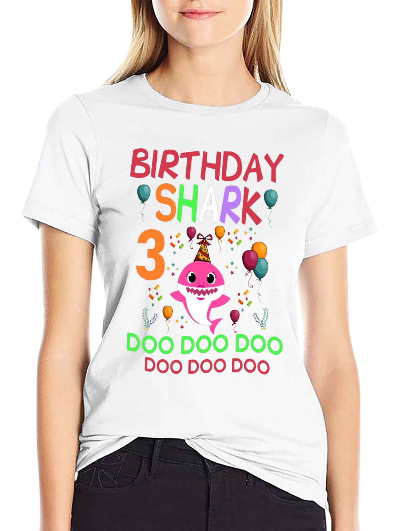 Birthday Shark 3 T-Shirt