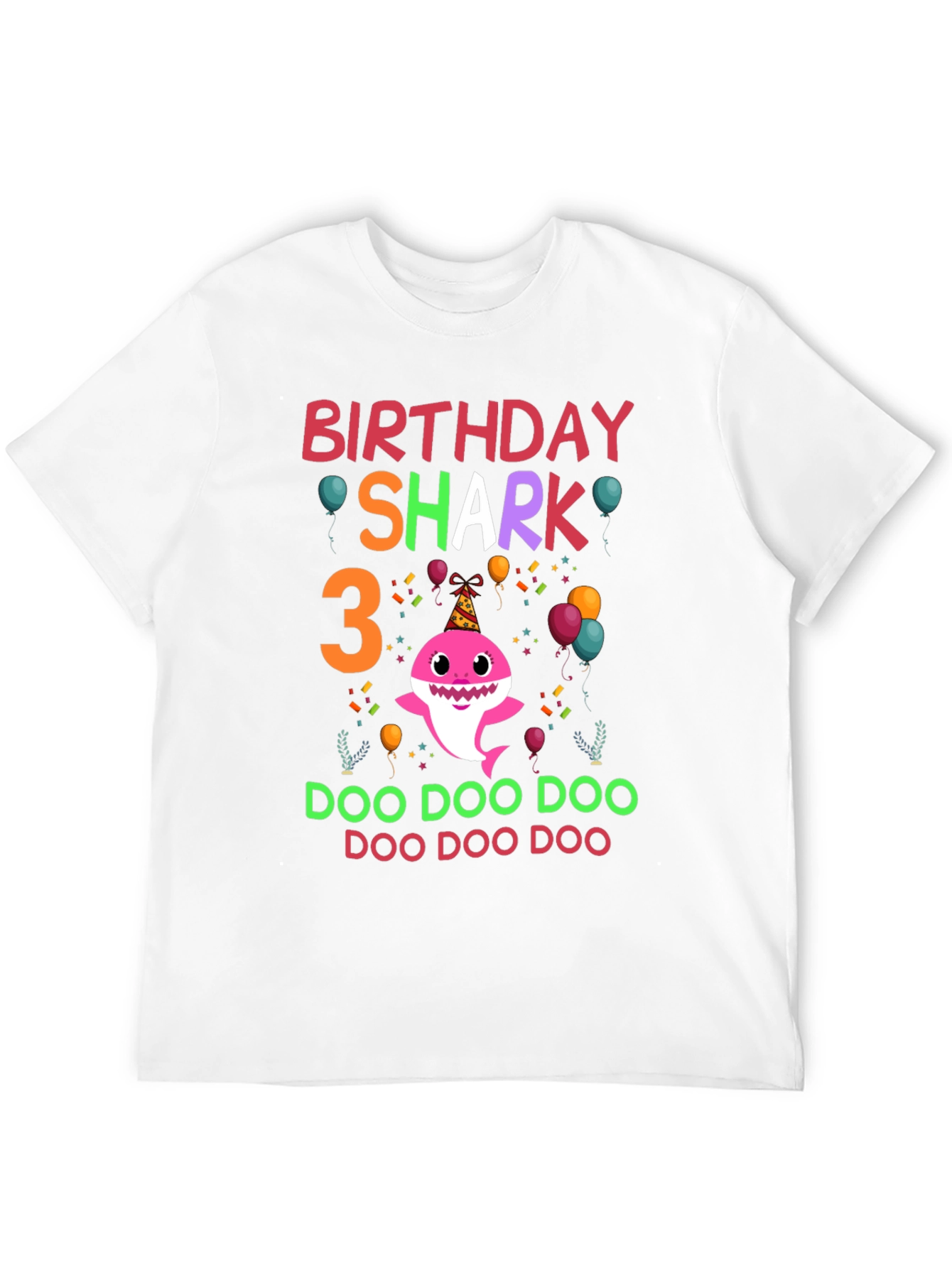 Birthday Shark 3 T-Shirt