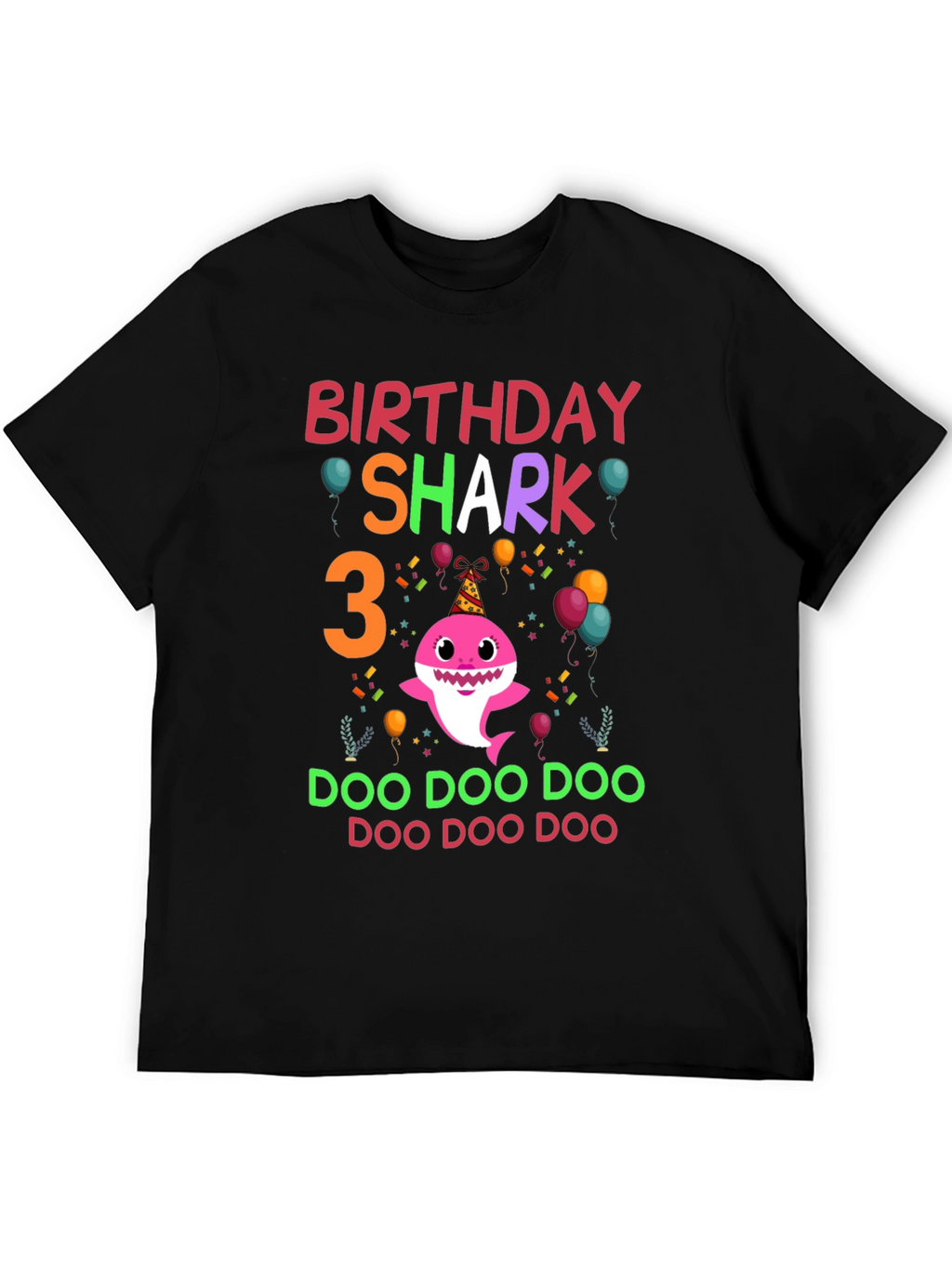 Birthday Shark 3 T-Shirt