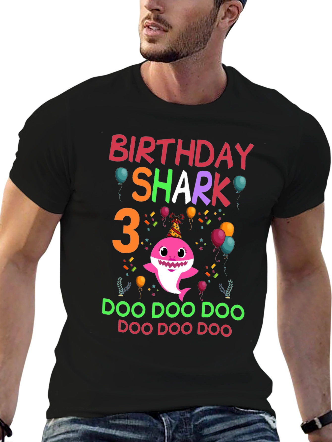 Birthday Shark 3 T-Shirt