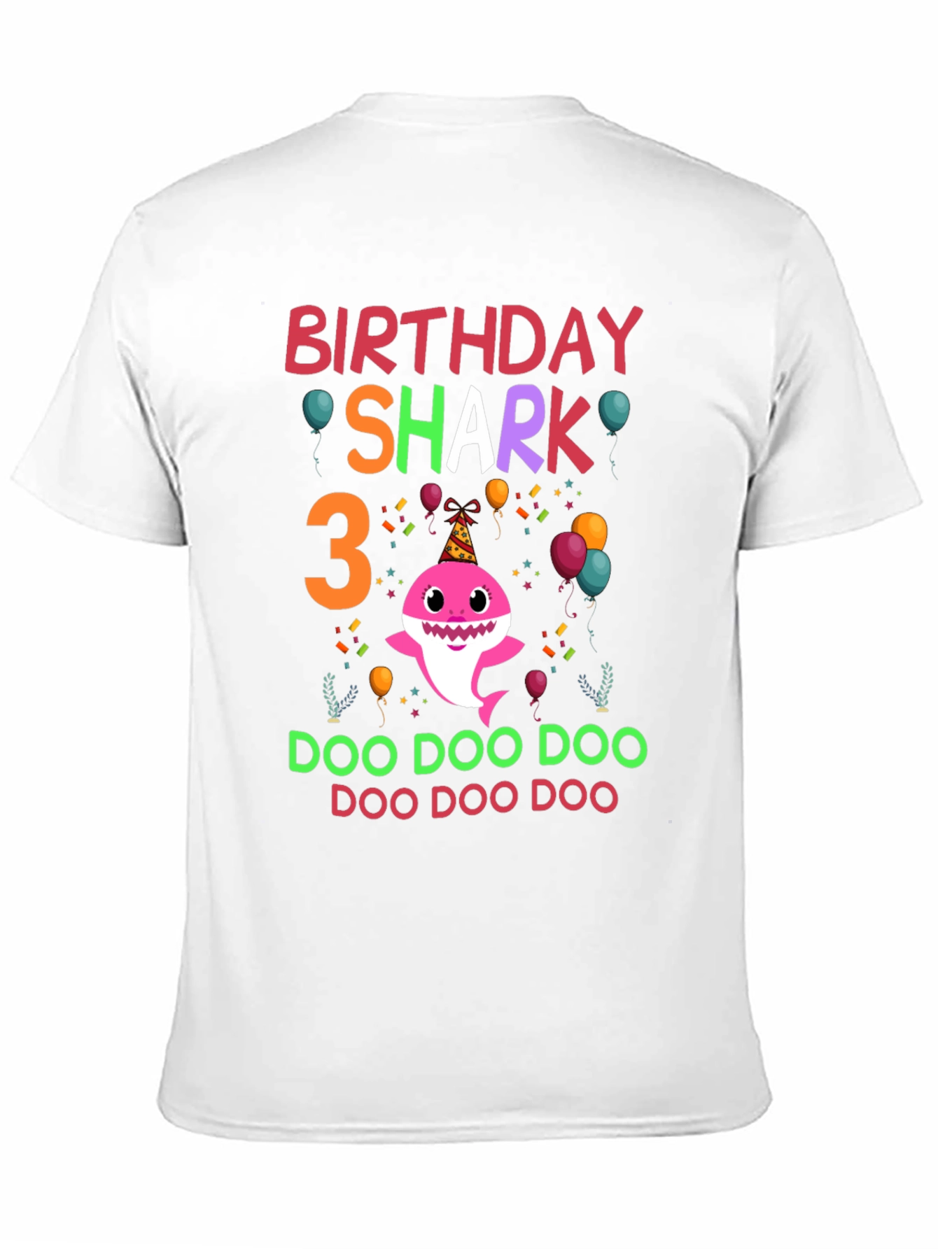 Birthday Shark 3 T-Shirt
