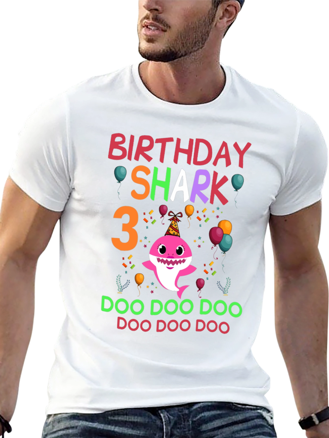 Birthday Shark 3 T-Shirt