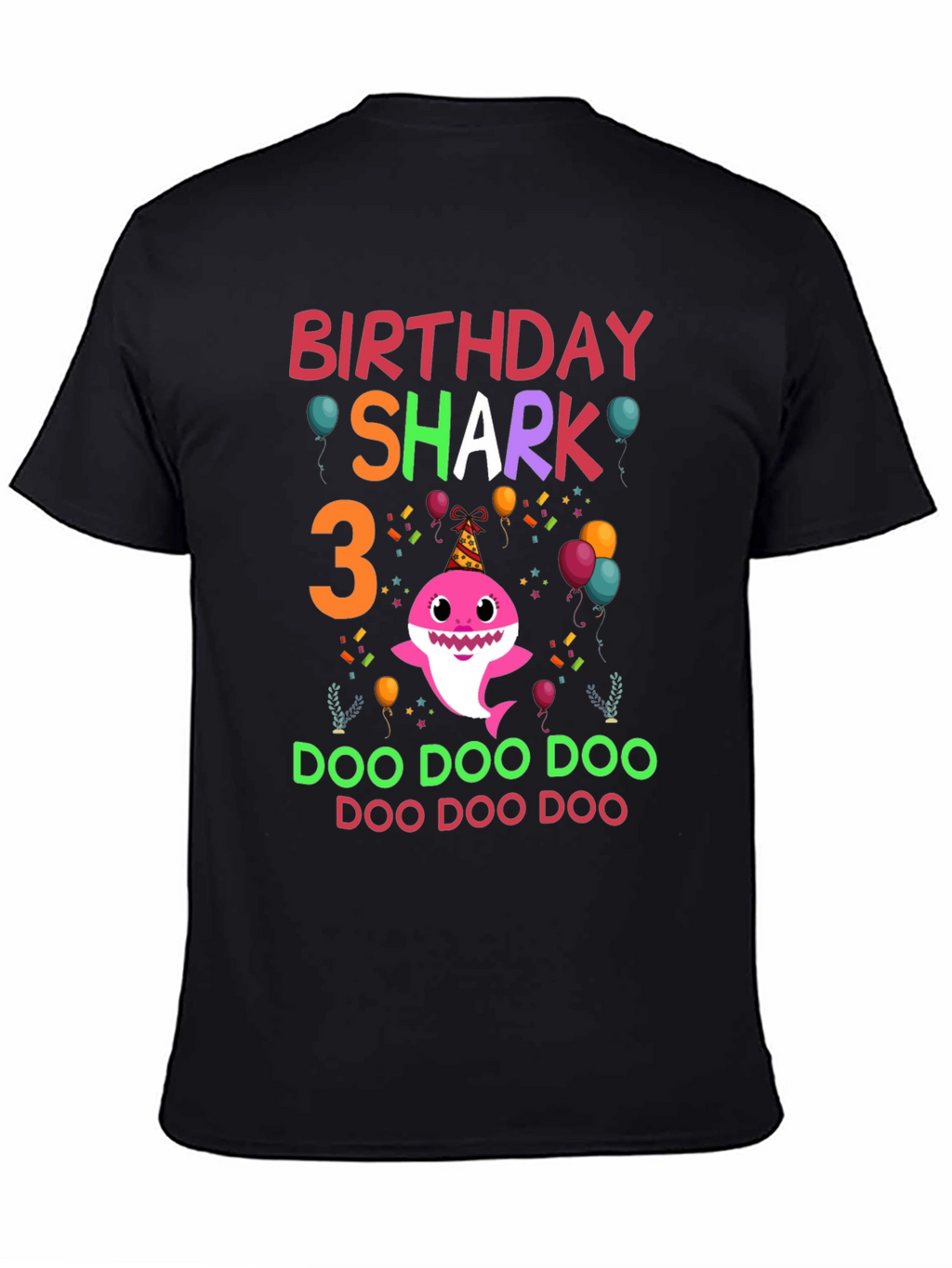 Birthday Shark 3 T-Shirt