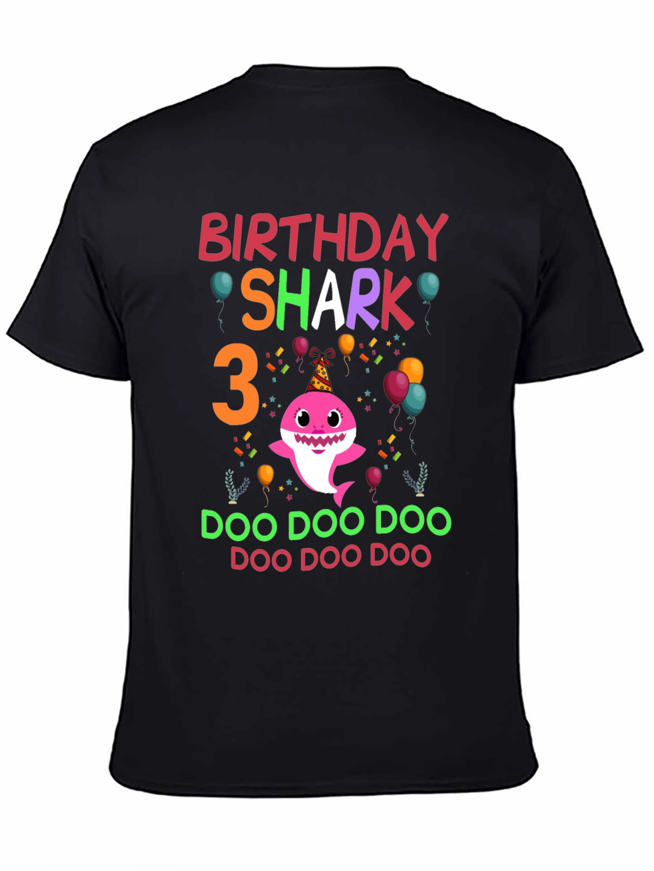 Birthday Shark 3 T-Shirt