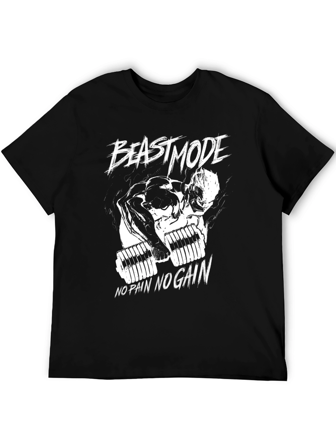 Beast Mode No Pain No Gain Graphic T-Shirt